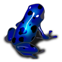 the azureus frog can JUMP!