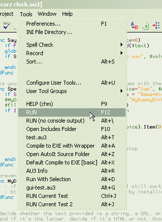 an image of the editplus user tools menu, the AutoIt tools group is selected, showing a variety of handy plug-in tools.